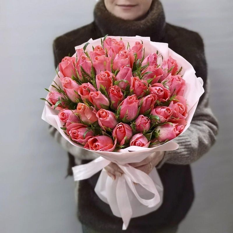 Букет из 35 кенийских роз