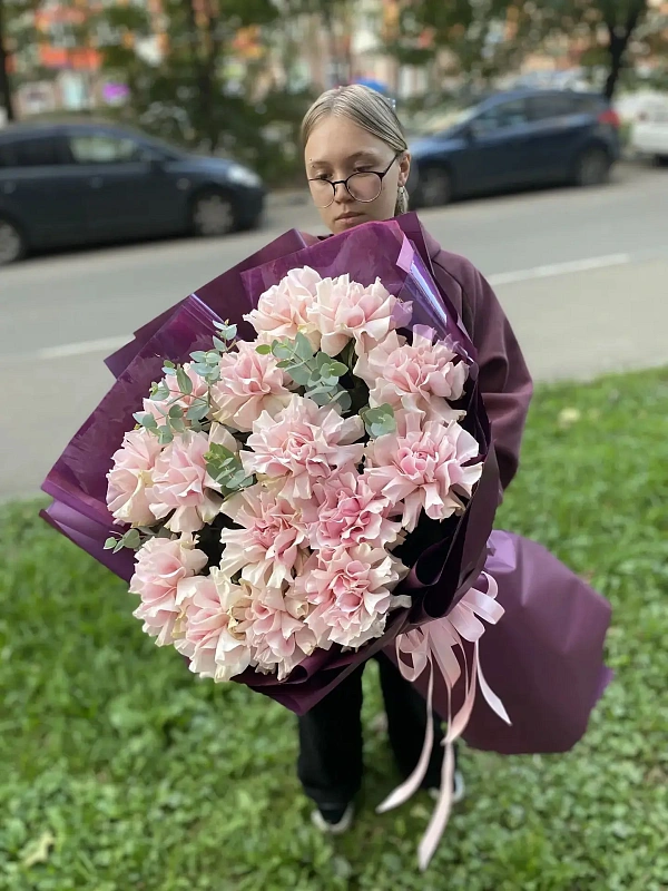 Букет гигант из французской розы