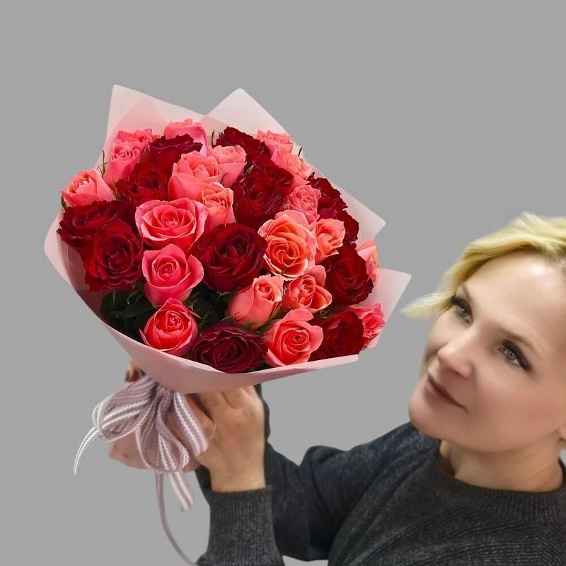 Букет из 33 роз Кения
