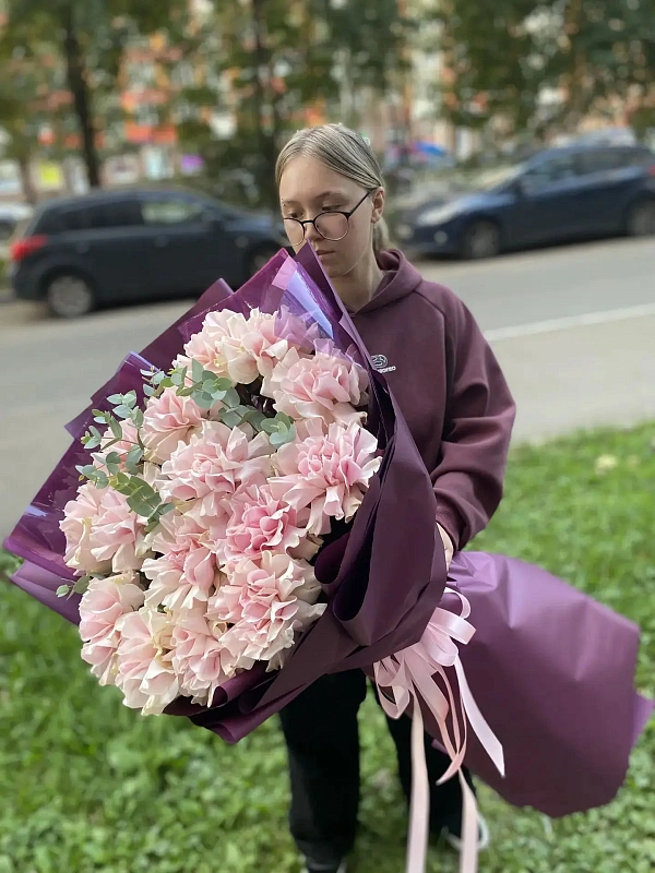 Букет гигант из французской розы