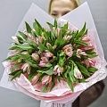 Букет из нежных розовых альстромерий
