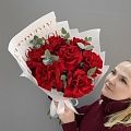 Букет из красных французских  роз