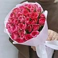 Неоновый букет из роз Кения 35 шт 